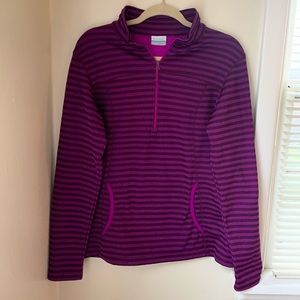 L Columbia Fleece Lined Quarter ZIP Jacket